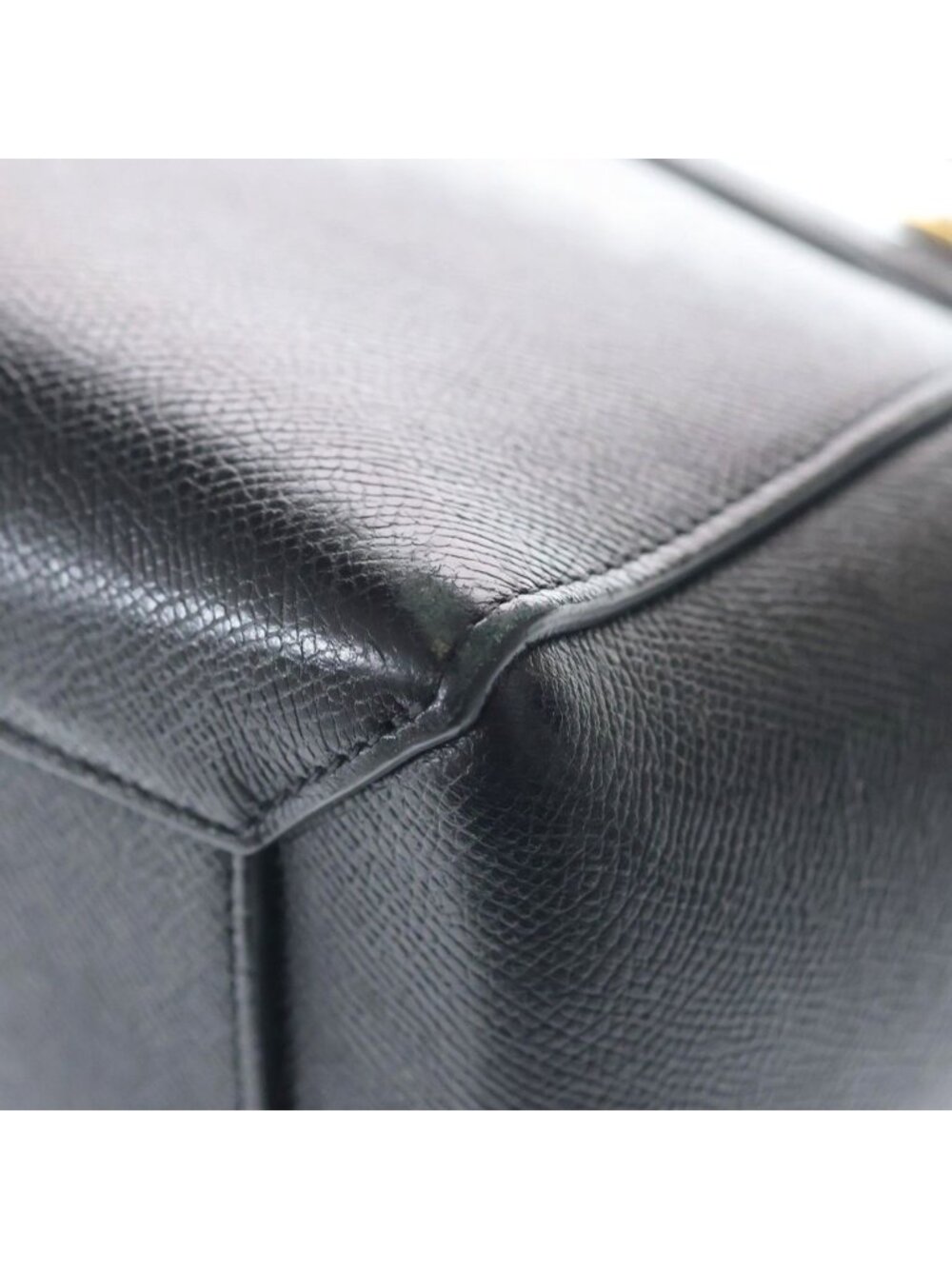 Celine Belt Bag Micro 2-Way Black Leather Gold - Picture 6 of 9